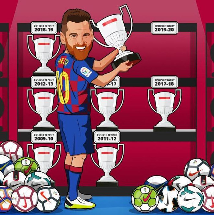 Messi bỏ túi 2 danh hiệu sau trận hạ màn La Liga 2020