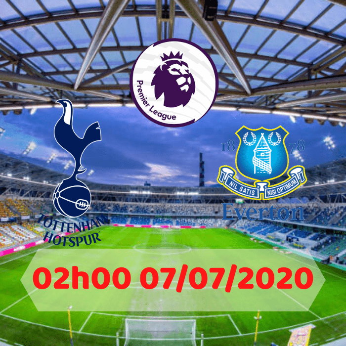 Soi kèo Tottenham vs Everton – 02h00 – 07/07/2020
