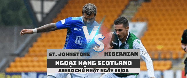 Johnstone vs Hibernian –Ngoại hạng Scotland– 23/08