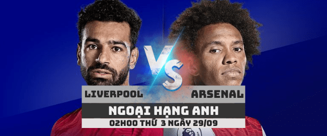 Nhận định Liverpool vs Arsenal –Ngoại hạng Anh– 29/09