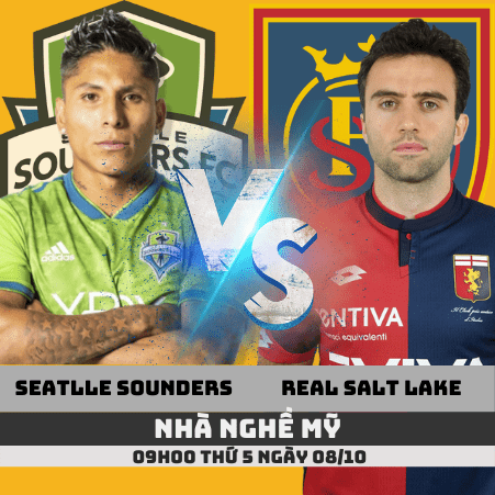 Nhận định Seattle Sounders vs Real Salt Lake –Nhà nghề Mỹ– 08/10