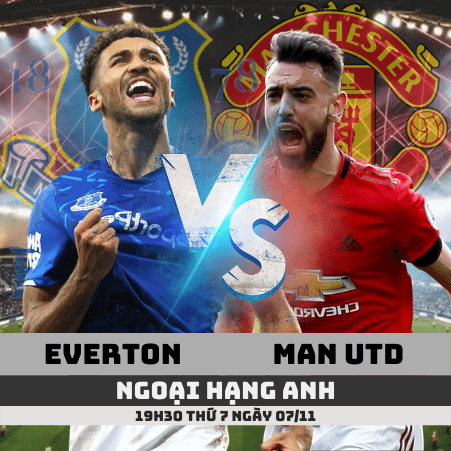 Nhận định Everton vs Man Utd –Ngoại hạng Anh– 07/11/2020