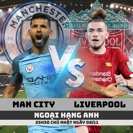 Nhận định Man City vs Liverpool –Ngoại hạng Anh– 08/11/2020