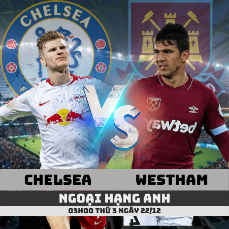 Nhận định kèo Chelsea vs West Ham –22/12/2020- Ngoại Hạng Anh