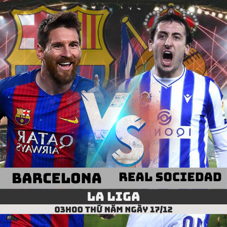 Nhận định kèo Barcelona vs Sociedad –17/12/2020- La Liga