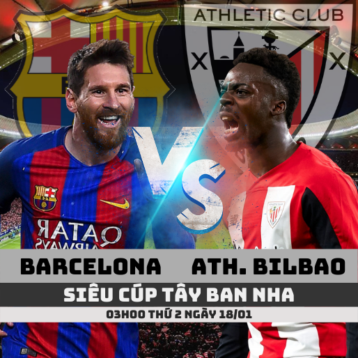 Nhận định kèo Barcelona vs Athletic – 18/01/2021- Chung ket Siêu Cúp Tây Ban Nha