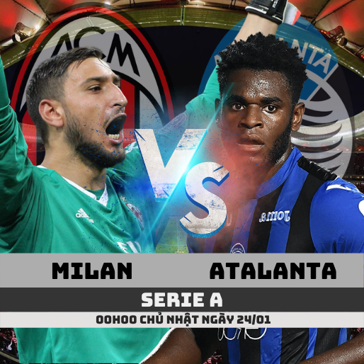 Nhận định kèo Milan vs Atalanta – 24/01/2021- Serie A
