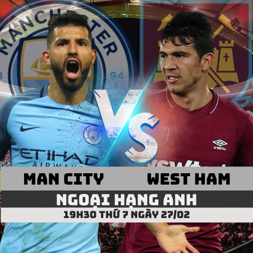 Nhận định kèo Man City vs West Ham – 27/02/2021- Ngoại hạng Anh