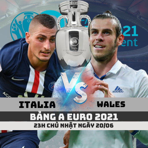 Tỷ lệ kèo Ý vs Wales –23h- 20/06/2021 – Bảng A Euro 2021