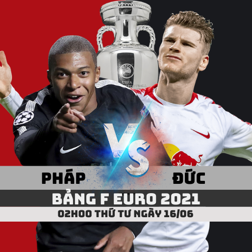 Tỷ lệ kèo Pháp vs Đức – 02h00 – 16/06/2021 – Bảng F Euro 2021