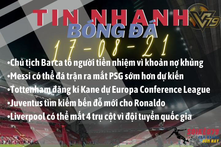 Tin nhanh bóng đá 17/8: Ronaldo đến Manchester United?