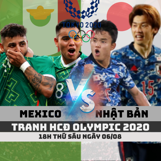 mexico vs nhat ban tranh huy chuong dong olympic 2020