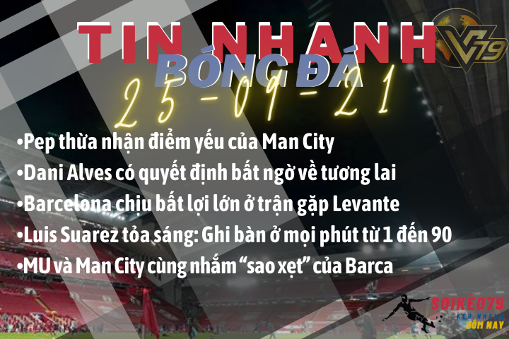 Tin nhanh bóng đá 25/9