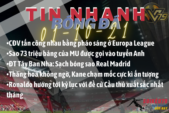 Tin nhanh bóng đá 01/10