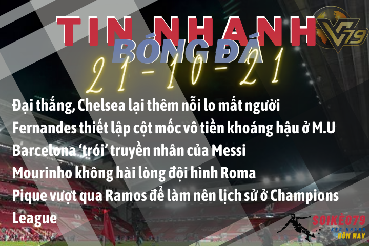 Tin nhanh bóng đá 21/10