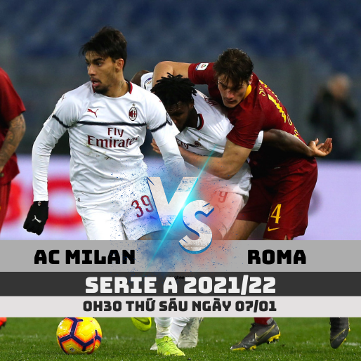 Nhận định AC Milan vs Roma, 0h30 ngày 7/1 Serie A 2021/22