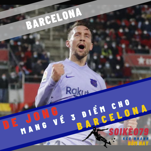 Xavi muốn giữ De Jong ở lại sau chiến thắng trước Mallorca