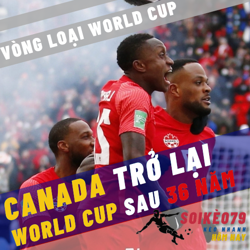 Tuyển Canada trở lại World Cup sau 36 năm vắng bóng