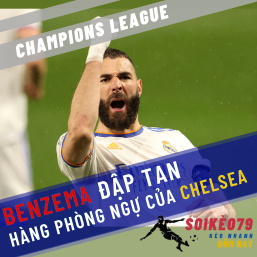 Benzema một chân đưa Real Madrid vào bán kết Cúp C1