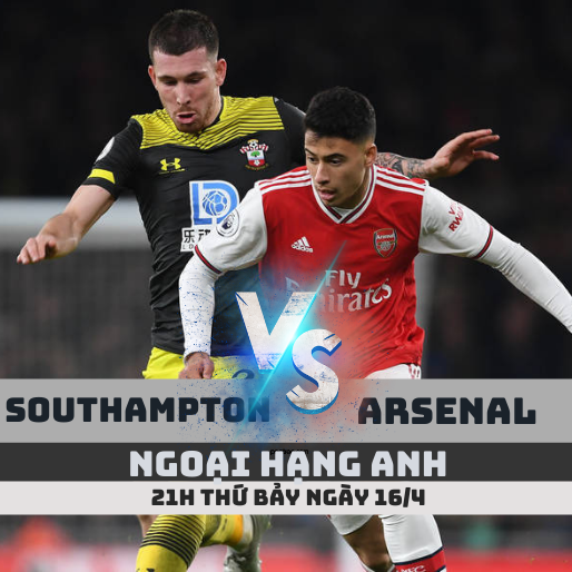 Ngoại hạng Anh vòng 32: Southampton vs Arsenal – 21h ngày 16/4