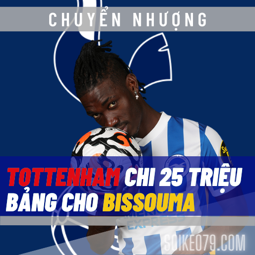 Tottenham đón Bissouma với 25 triệu bảng