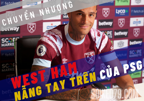 West Ham chi 35,5 triệu bảng để nẫng Scamacca của PSG