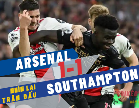 Nhìn lại trận Southampton 1-1 Arsenal