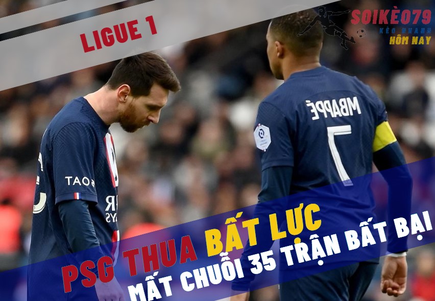 psg thua rennes ligue 1 soikeo79