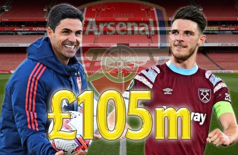 arsenal arteta declan rice